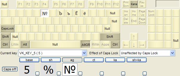 Example - Multi-lingual Russian phonetic / US English keyboard