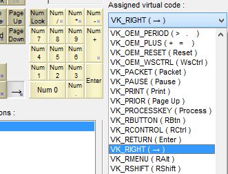 KbdEdit virtual key scan code combo